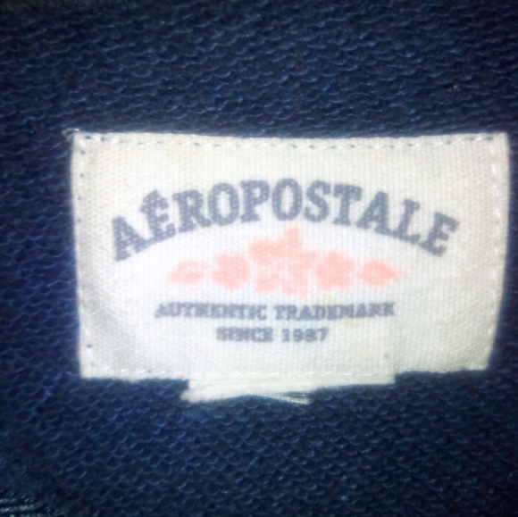 🌼Navy blue Aeropostale sz M Women's zip up hoodie 🌼 - Picture 3 of 3